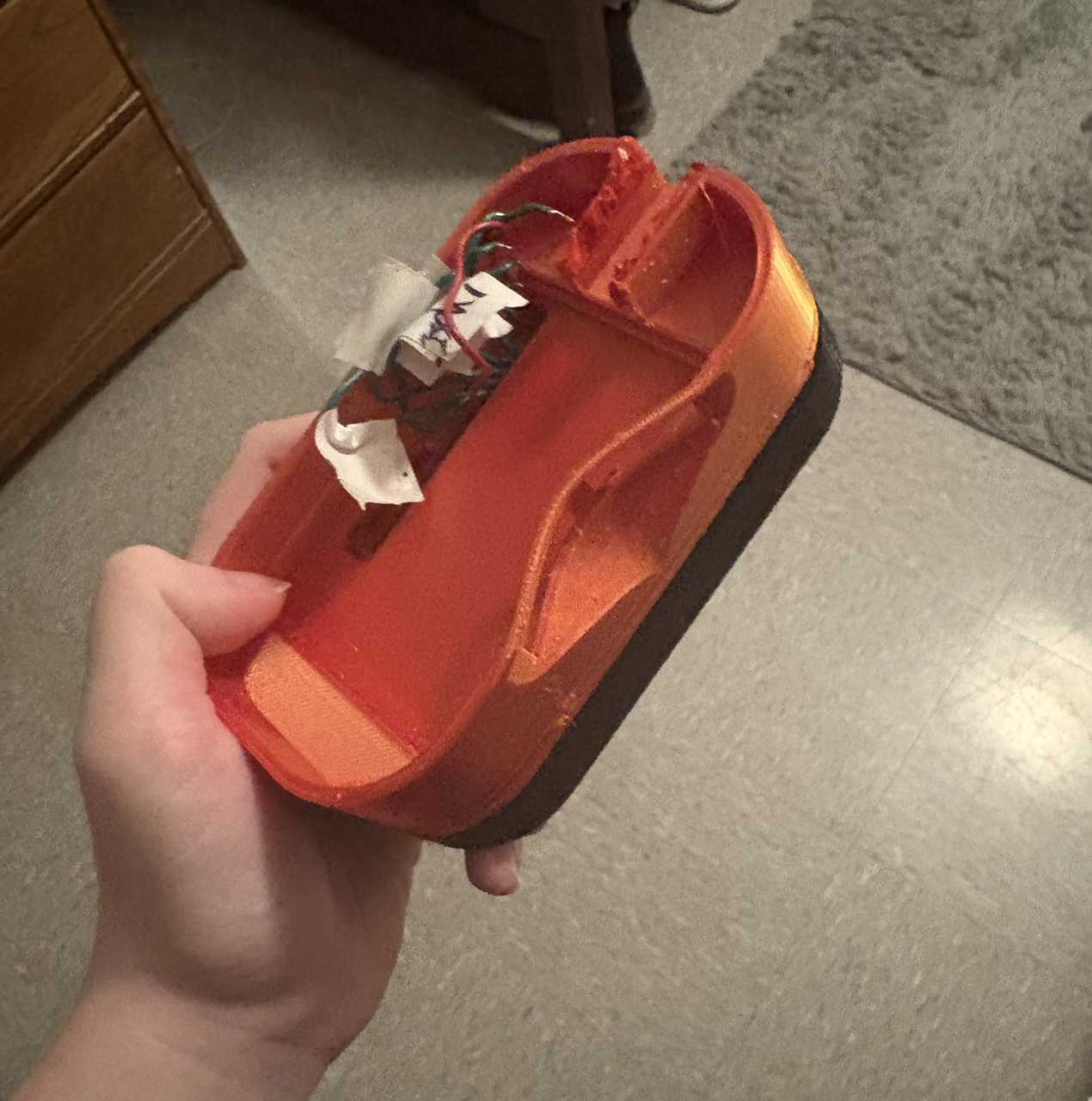 Printed pieces together.